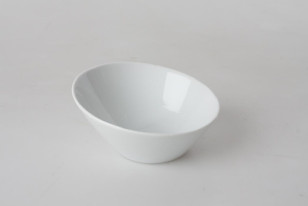 Miska \WHITE-porcelain-MIDDLE\ 16x8cm
