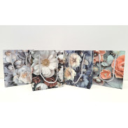 Dárková taška \KVĚTY I.\ 17x14x7/4dr.