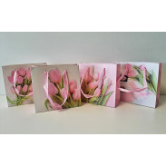 Dárková taška malá \TULIP\ 14.5x15x6/4dr