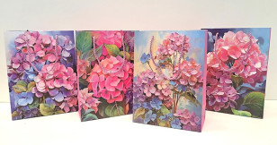 Dárková taška \HORTENZIE\ 24x18x8.5/4dr