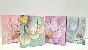 Dárková taška \KVĚT\ 23x18x10/4dr.