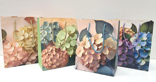 Dárková taška \HORTENZIE\ 23x18x10/4dr.