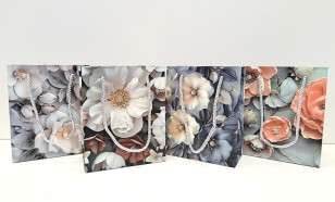 Dárková taška \KVĚTY I.\ 17x14x7/4dr.