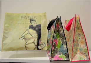 Nákupní taška PVC \MIX\ 51x46x20.5/3dr.