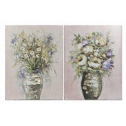 Obraz \KVĚTINY VE VÁZE\ 90x3.5x120/2dr.