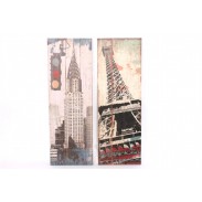Obraz \CITIES\ 30x90x3/2dr.