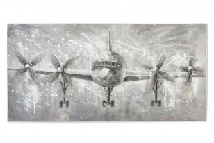 Obraz \LETADLO\ 200x100x4/hand paited