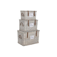 Sada 3ks košů \HOME-PU\ 67x45x46cm