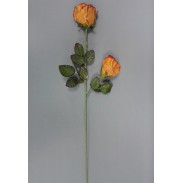 Růže \YELLOW\ 60cm/2x květ (latex)