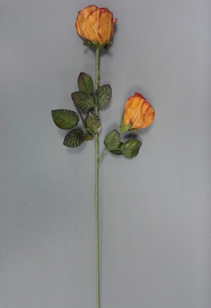 Růže \YELLOW\ 60cm/2x květ (latex)