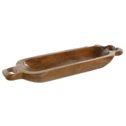 Dřevěný tác \TEAK\ 70x20x7cm
