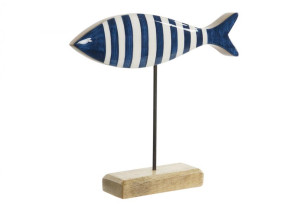 Stolní dekorace \RYBA BLUE\ 25x5x22cm