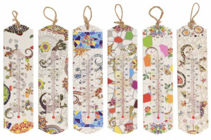 Nástěnný teploměr \JEŠTĚRKA\ 7x1x26/6dr.