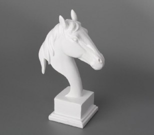 Dekorace \WHITE HORSE\ 14x8x22cm