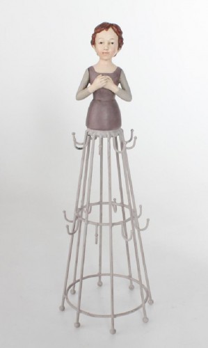 Stojan na šperky \METAL GIRL\ 14x40cm