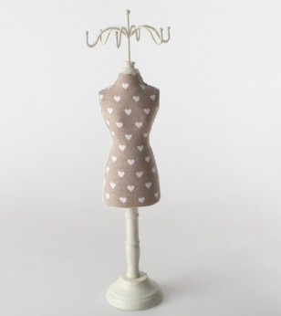 Srojan na šper.\NATURAL with HEARTS\36cm
