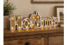 Dekorace \HOME\ s LED světlem 40x4x12cm