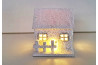 Dekorace \DOMEČEK\ s LED světlem 7.5x7x8