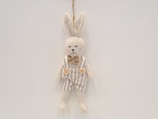 Závěsná dekorace \ZAJÍČEK-KLUK\ 19.5x7x3