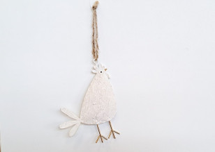 Závěsná dekorace \KOHOUT\ 11/18x8x1cm