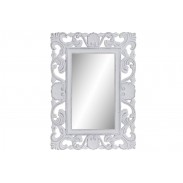 Zrcadlo \WHITE\ MDF 39x1.5x55.5cm