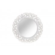 Zrcadlo \ROUND WHITE\ MDF 60x5x60cm