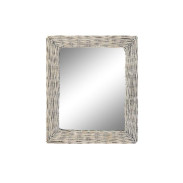 Zrcadlo \WICKER GREY\ 52.5x4x63cm