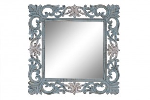 Zrcadlo \GOLDEN BLUE\ MDF 96x3x95cm