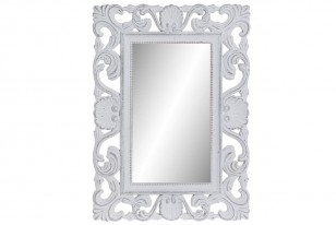 Zrcadlo \WHITE\ MDF 39x1.5x55.5cm