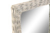 Zrcadlo \WICKER GREY\ 52.5x4x63cm