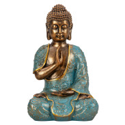Soška \BUDDHA MINT\ 14x22cm - resin