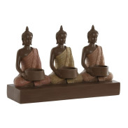 Soška \BUDDHA\ na 3 svíčky 28x8.5x17/2b.