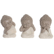 Soška \BUDDHA\ resin 8x7x9/3dr.