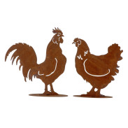 Kovová dekorace \VENKOV\ 25/29x21/26.5cm