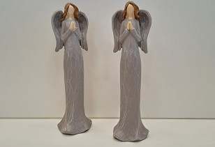 Andělka \ŠEDÉ ŠATY\ 25x11x5.5cm