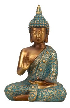 Soška \BUDDHA MINT\ 9.5x14cm - resin