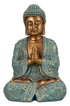 Soška \BUDDHA MINT\ 28x41.5cm - resin