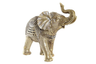 Soška slon \GOLDEN\ 16x6.5x14/resin