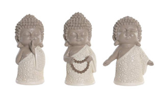 Soška \BUDDHA\ resin 8x9x15/3dr.
