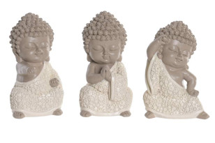 Soška \BUDDHA\ resin 9x5x11/3dr.