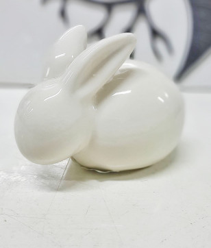 Figurka \KRÁLÍK\ porcelán 10x6.5x6.5cm