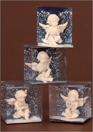 Figurka \ANGEL with DIAMOND\ 5x4.5x3/4dr