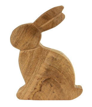 Stolní dekorace králíček 25x18cm/dřevo
