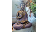 Soška \BUDDHA LILAC\ 21x31.5cm - resin