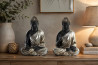 Soška \BUDDHA-BLACK&GOLD\ 20.5x16.5x30cm