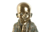 Soška \MONK AGED GOLDEN\ 17x13.6x21.8cm