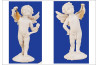 Figurka andílka s pírkem 14.5x7x5.5/4dr.