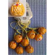 Rolnička na mobil \ORANGE OWL\ 2cm