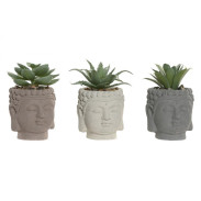 Dekorace \BUDDHA\ cement/PE 8.5x7x11cm