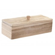 Dřevěná krabička \NATURAL WAVE\ 21x8x8cm